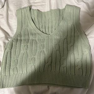 Sage Green Sweater Vest